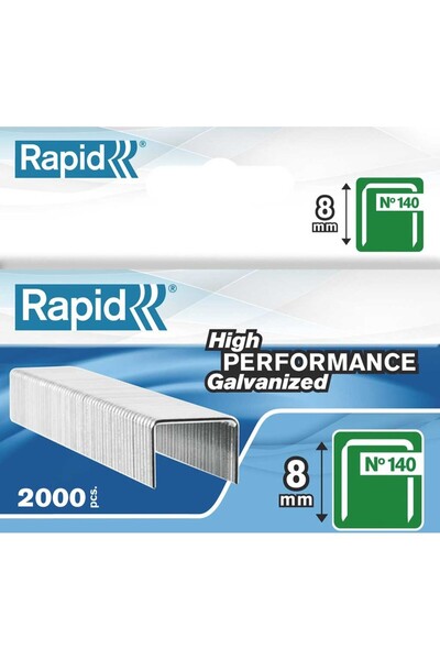 Rapid Capse 140/8, 2000 buc/cutie - pentru capsator