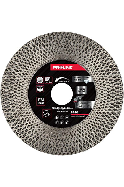 Proline DISC DIAMANTAT SUBȚIRE DE TĂIAT-ȘLEFUT 125MM