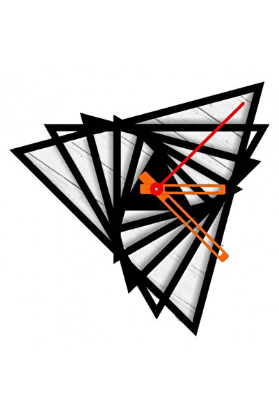 Vivatechnix Metal Wall Clock Krodesign Triangle KRO-1092