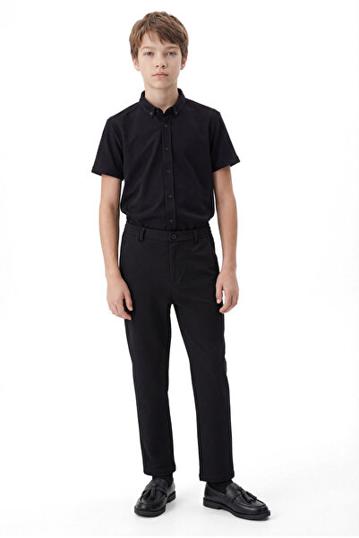 PAULMARK Παντελόνι για αγόρια με ελαστική μέση Με υφή Παντελόνι jogger