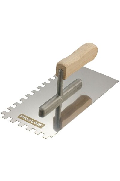 Proline Mistrie din oțel inoxidabil cu dinți și mâner din lemn 270x130/8mm