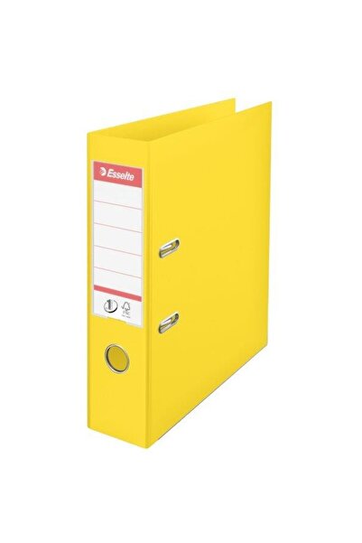 Esselte A4 Binder, PP/PP, Metal Edge, 75 mm, No. 1 Power - Vivid Yellow