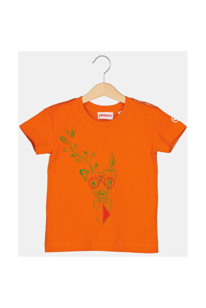 Pegas TRICOU CERB FAMILIE COPII ORANGE-6