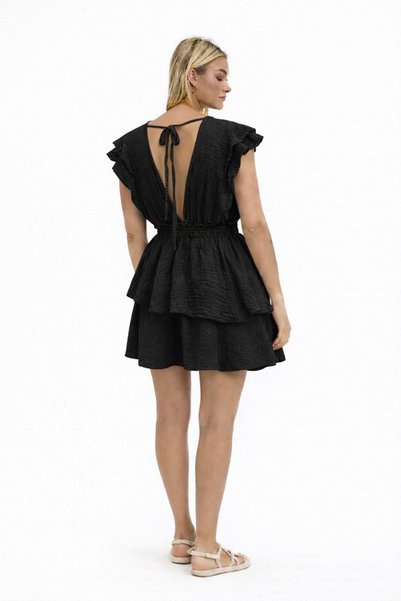 Generic Brand Rochie de damă - Rochie Muslin Side cu spatele gol - 3110