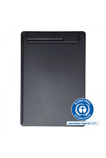 MAUL Clipboard simplu A4, din plastic reciclat, Go - negru