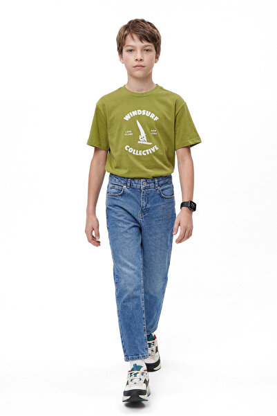 PAULMARK Boy's Mom Fit Jeans