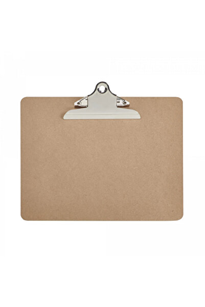 MAUL Clipboard A4 simplu, orizontal, din fibră de lemn, clasic - Lemn