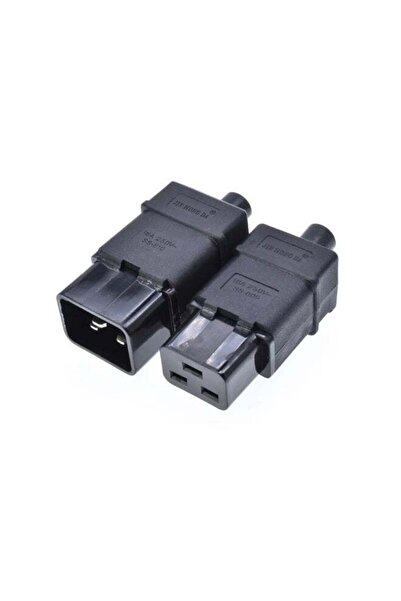 Generic C19 Connector C20 Socket 16A 250VAC IEC320 Series Male Female for Pow...
