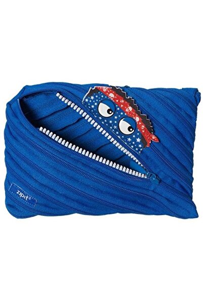 Zipit Talking Monstar Jumbo Pencil Case - Royal Blue