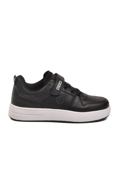 pepino Black and White Velcro Boys' Sneakers