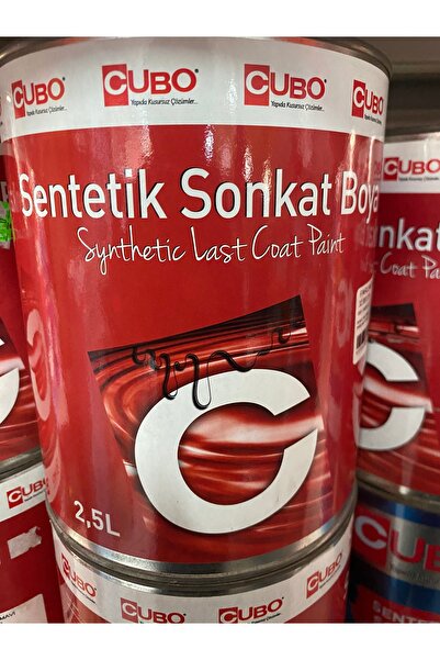 CUBO sentetik son kat boya kirli beyaz 2,5 litre