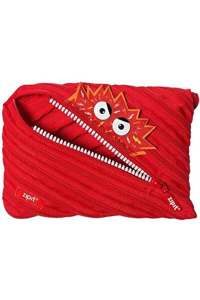 Zipit Talking Monstar Jumbo Pencil Case - Bright Red