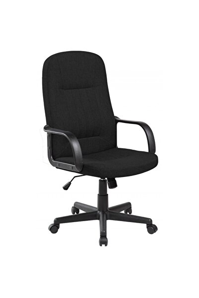 OFFICE products Scaun de birou, brate plastic, rotile, stofa, Malta - negru