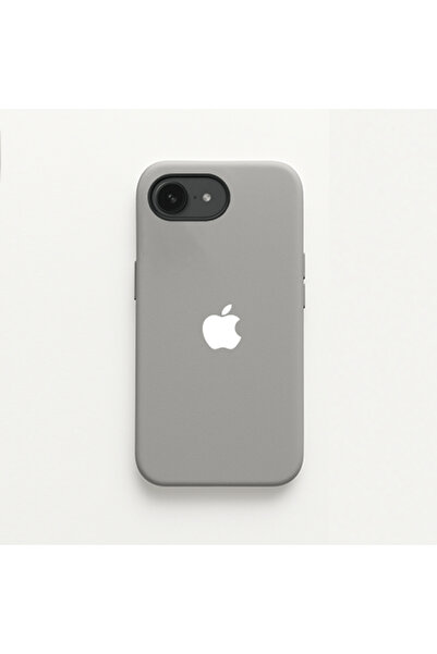 LivaLime iPhone 16 e Uyumlu Beyaz Logo Baskılı İçi kadife Lansman