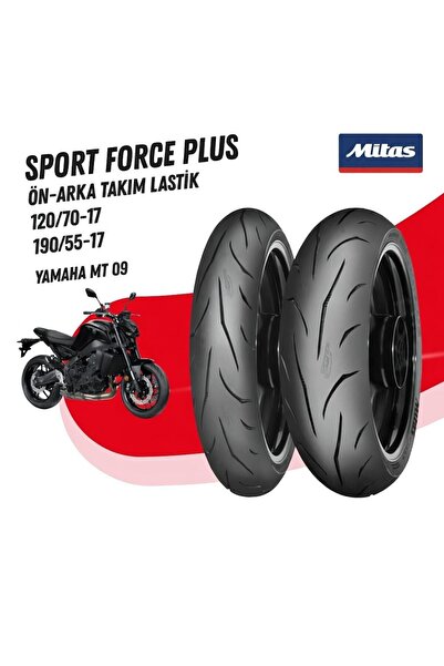 Mitas Yamaha MT 09 SPORT FORCE + Takım 120/70-17 - 190/55-17 Set