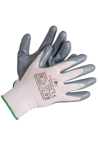 Fridrich&Fridrich Disposable Gloves with Enhanced Grip HS-04-001, Gray, 10