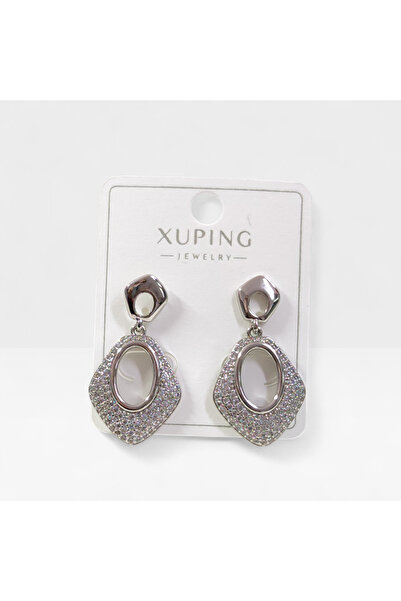 Güler Yüzlü Silver Xuping 3 cm Dangle Earrings White