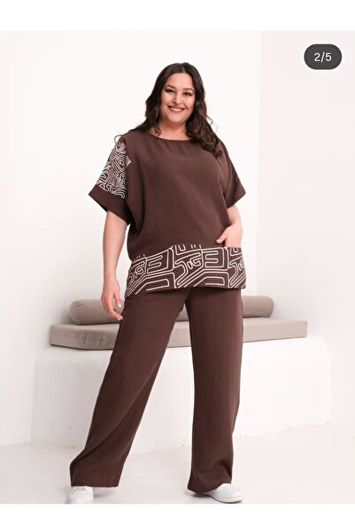 tellevolle Plus size top and bottom set