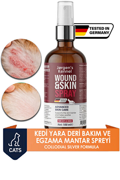 Jorgens Kennel Kedi Yara ve Deri Bakım Spreyi Mantar Karşıtı Tahriş Cilt Bakı...