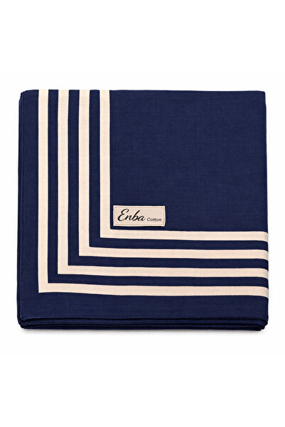 mim eşarp وشاح إنبّا سوفت قطن لايتس لاين منقوش - 95x95 سم