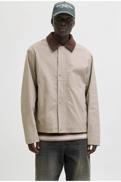 Jack & Jones Men's Jacket with Collar Detail