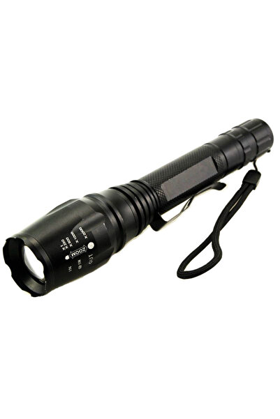 Cree Ultrafire cu LED και φακό με ζουμ, 1200 W, 1000 lm, 3 στάδια φωτισμού