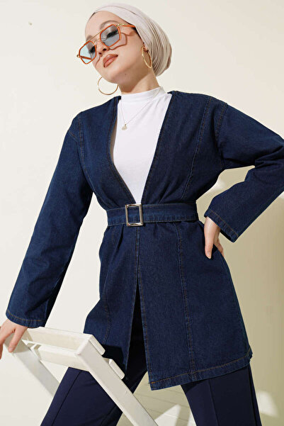 VOLT CLOTHİNG curea cu cataramă Kimono din denim cu curea