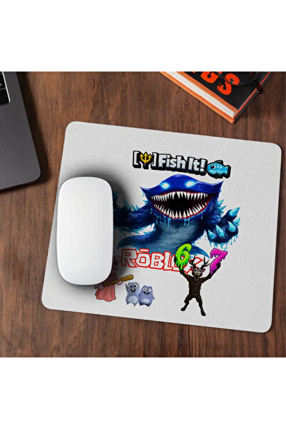 OEM Mousepad Roblox Fish it Huggy Wuggy Sea Monster Fisherman