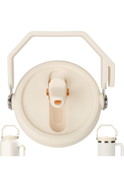 Kelira Quencher 1.18 Lt Thermos Lid with Straw Strappy Leak-Proof Only Compat...