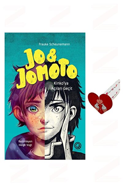 Q Yayınları Jo&Jomoto-Kinko'ya Açılan Geçit-Özel Tasarım Kalp Ayraç Hediyeli