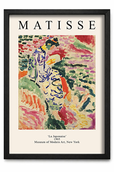 KALİA HOME Henri Matisse Çerçeveli Poster, Ahşap Çerçeveli Tablo – Modern Duv...