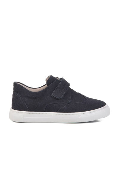 Aspor Navy Blue Velcro Boys' Sneakers