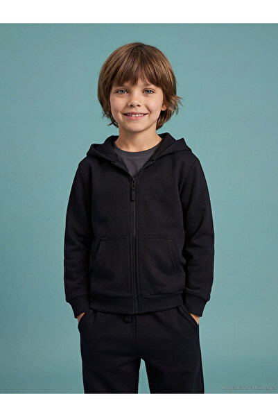 LC Waikiki Hooded Sweatshirt for Boys with Zip