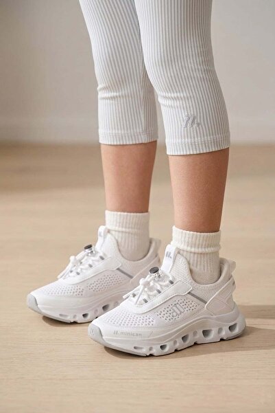 Ayakkabı Fuarı Elit İh1-F-Bzx001-26Y Filet Girl's Classic S Sneakers White