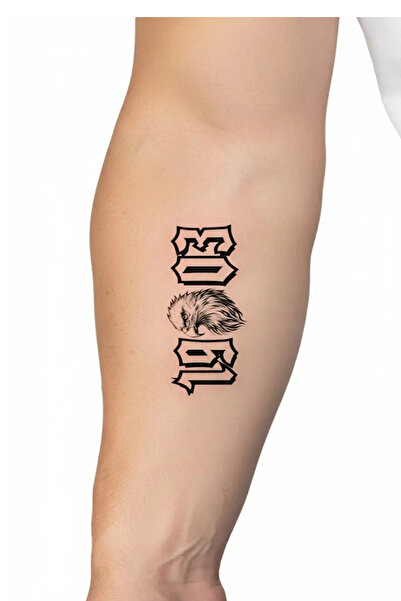 Tattoo Gerçekçi 1903 Beşiktaş Taraftar minimal model geçici kol bacak geçici ...