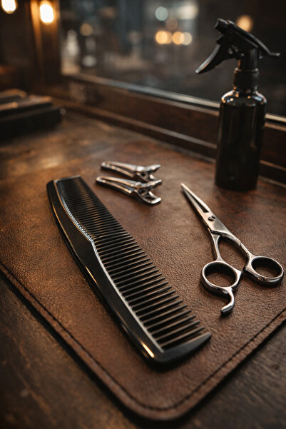 Grau French Made Cutting Comb – Antistatic Barber & Hairdresser Hair Comb Fine Tooth Precision Cutting Comb