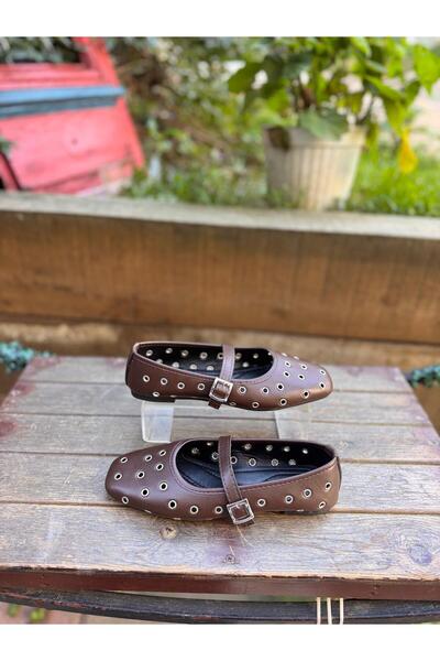 Shero shoes KADIN KUŞGÖZÜ DETAYLI MARY JANE BABET