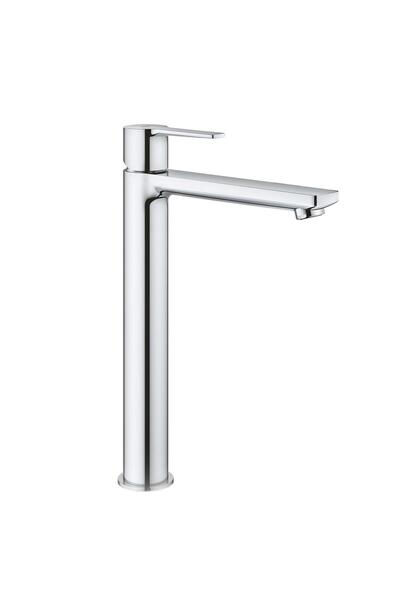 Grohe Baterie lavoar Lineare, marimea XL, pipa inalta, cartus ceramic, Crom