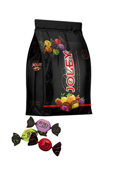KMS HOME Evliya Black Joley Çikolata Kaplı Yumuşak Şeker 1 kg Bayram Şekeri