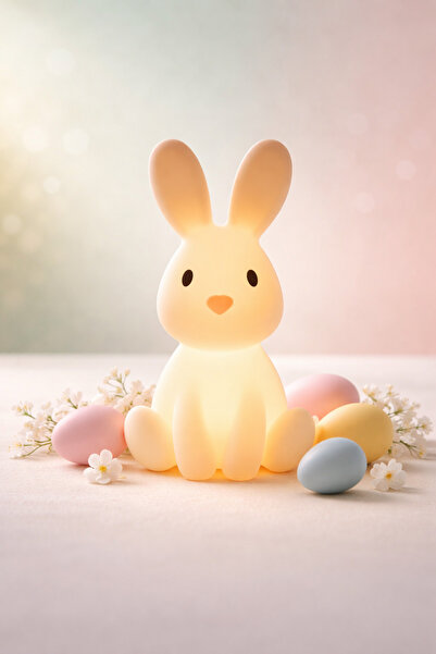 Lumos Object Easter Collection Tavşan Gece Lambası – LED Tealight Bunny Night...
