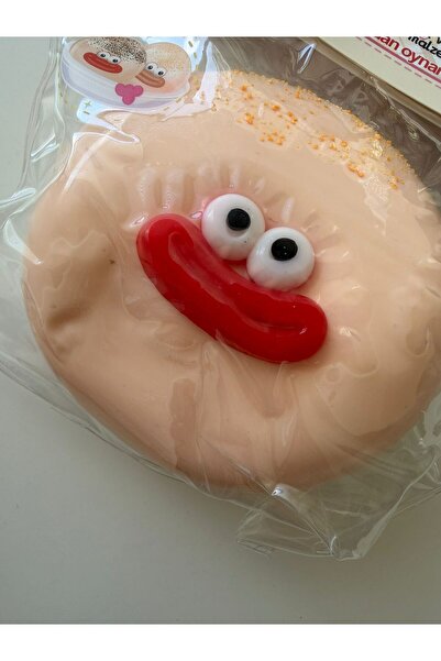 Bumelo COOKİE Halley Surat Squishy-Sukuşi Stres Topu Sarı