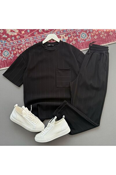 KONSEPT35 Men's Ottoman Crew Neck Summer Suit