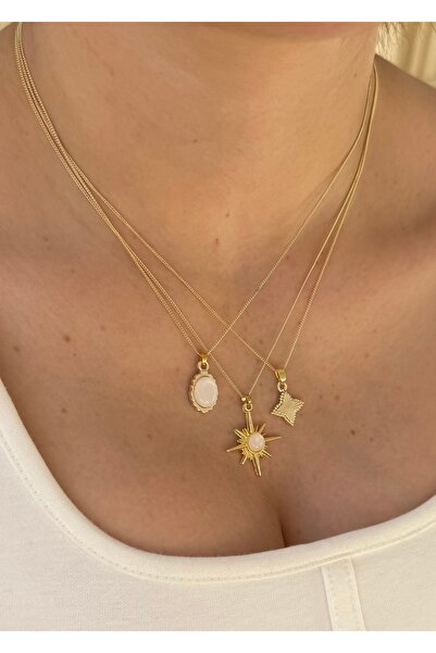 takıtarzım قلادة يونكا كات آي نورث ستار النسائية المجمعة