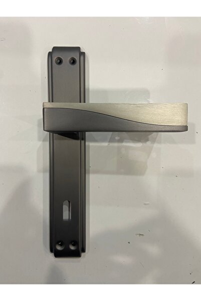 Sofuoğlu Derya Aynalı Oda Kapı Kolu Çift Renk Antrasit/Saten