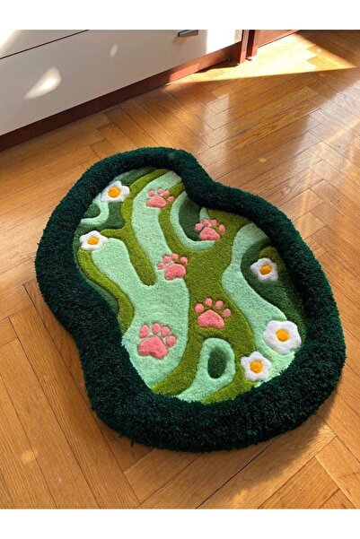 Afro Dekorasyon Bohem Halı , Tufting Halı , Hediyelik Dekor Halı , Retro Halı...
