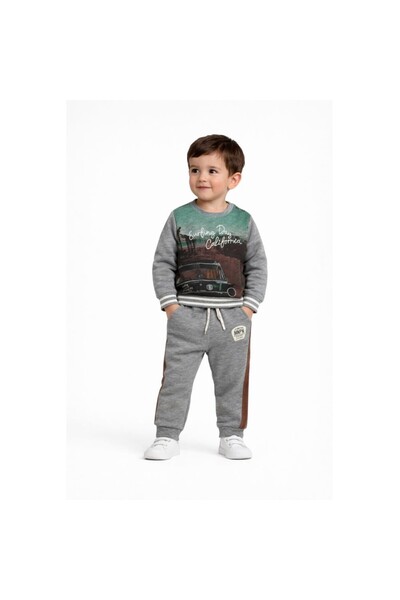 Bebepan Road Boys' 2 Thread Tracksuit Set