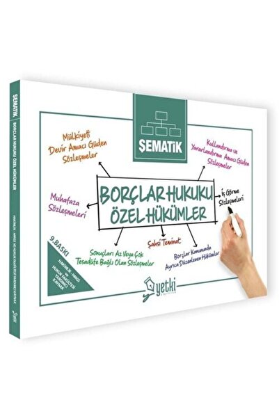 Genel Markalar Yetki 2026 Yeni Baskı Şematik Borçlar Hukuku Özel Hükümler