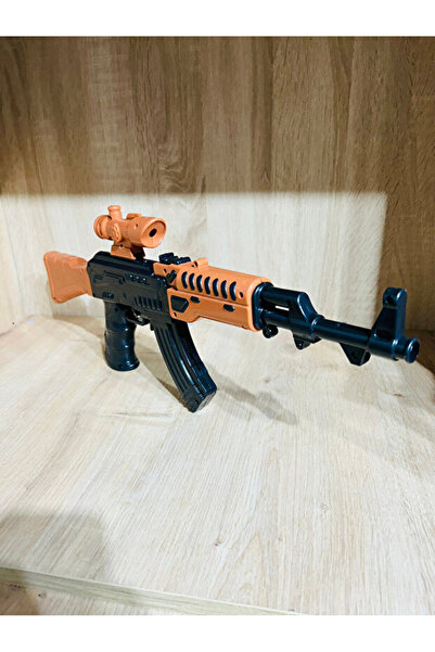 Mrt Plastik Oyuncak Tüfek boncuk atışlı 55 CM 1 ADET ak-4 (boncuk hediyeli)