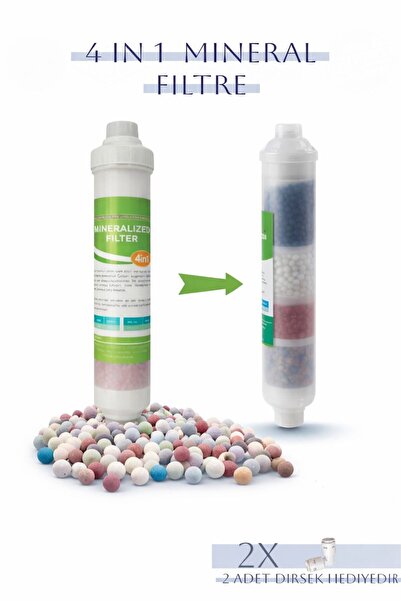 Nefa Tüm Su Arıtma Cihazlarına Uyumlu 4 İn 1 Mineral Filtre
