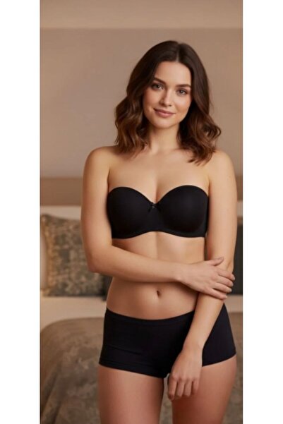 Orkide Women's Sihirli Wired Strapless - Detachable Strap Unpadded Bra